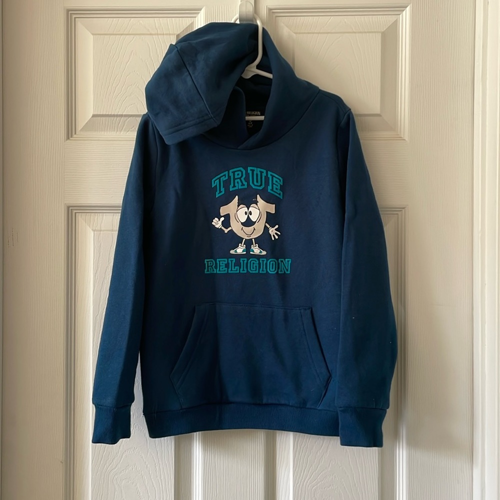 Kids True religion hooded sweatshirt. EUC, only worn a couple times